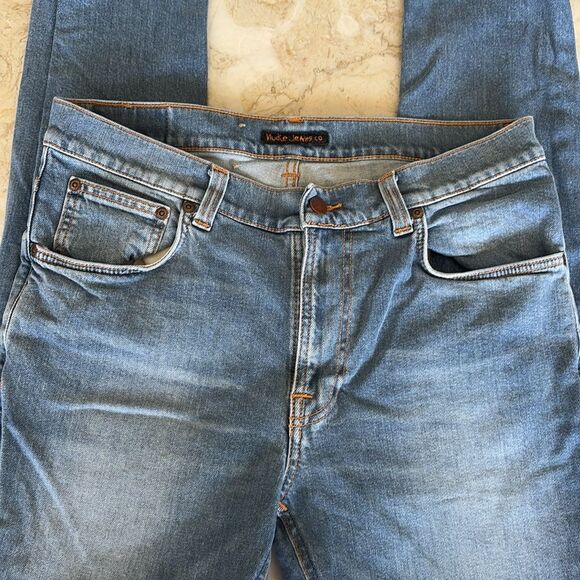 Nudie Lean Dean Mid Stone Comfort Jeans - Picture 6 of 15